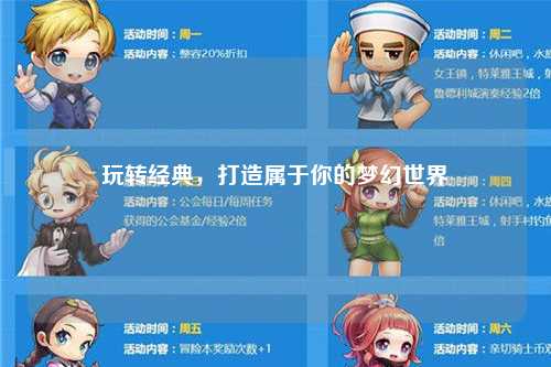 玩轉(zhuǎn)經(jīng)典，打造屬于你的夢幻世界