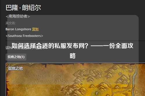 如何選擇合適的私服發(fā)布網(wǎng)？——一份全面攻略