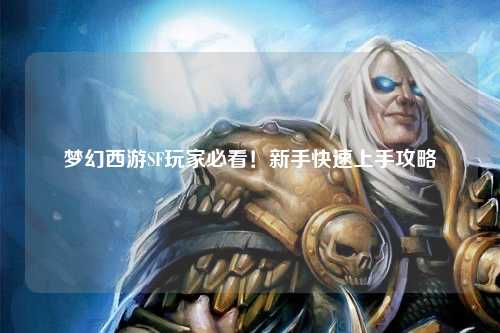 夢幻西游SF玩家必看！新手快速上手攻略