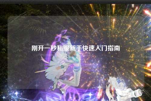 剛開(kāi)一秒私服新手快速入門指南