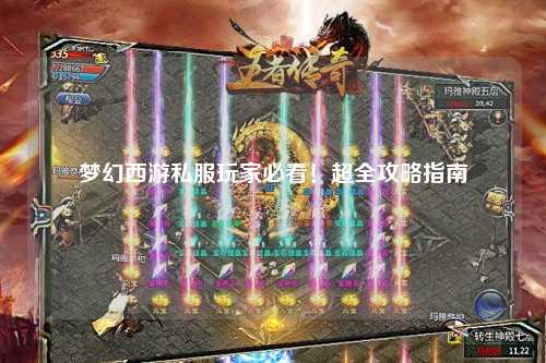 夢(mèng)幻西游私服玩家必看！超全攻略指南